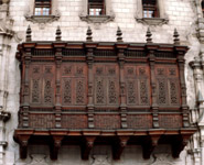 Lima - colonial architecture of the historic city center